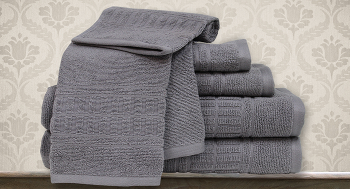 SPA COLLECTION TOWELS GRAY